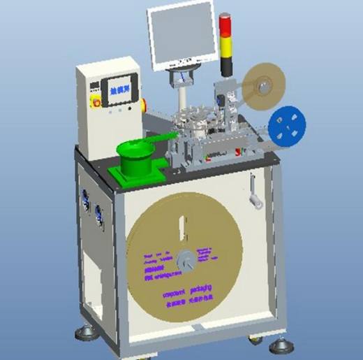 高速SMD编带设备包装机 机械设备 3D模型 设计素材缩略图