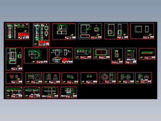 D250斗式提升机全套制作图
