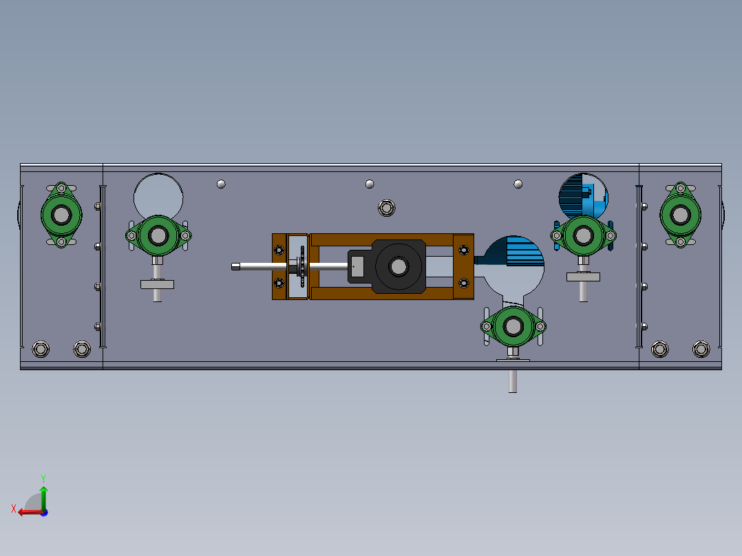 solidworks 皮带线组件、皮带机后视图