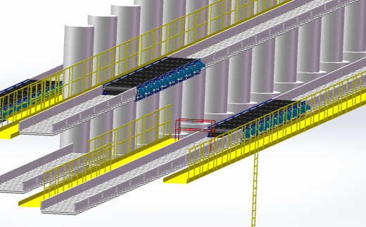 solidworks 皮带线组件、皮带机缩略图
