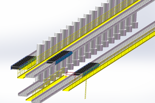 solidworks 皮带线组件、皮带机缩略图