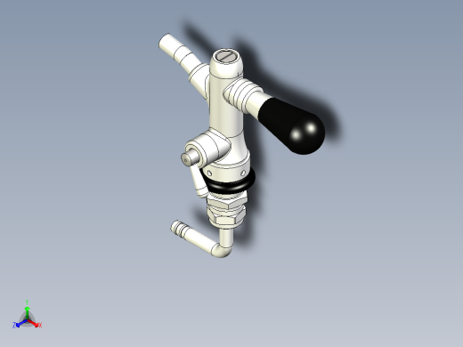 啤酒龙头3d模型