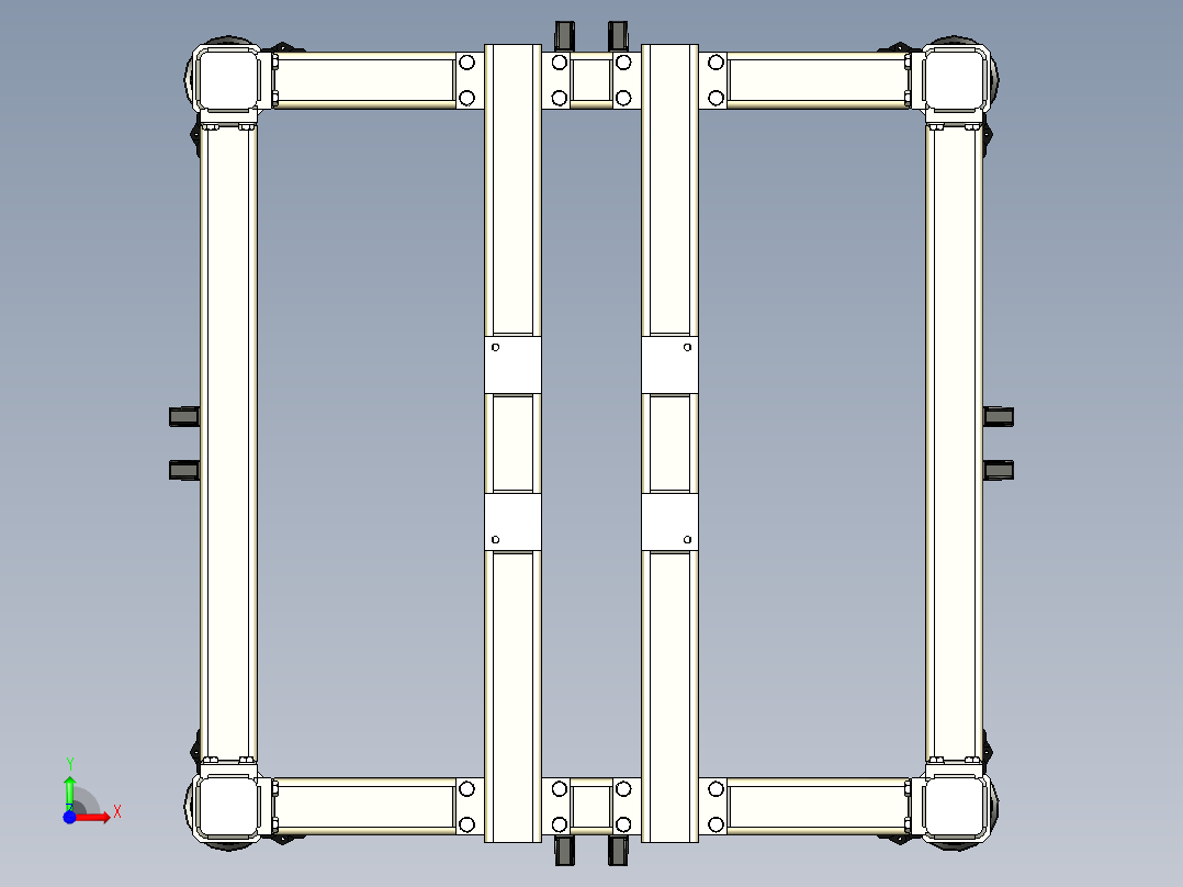 自动化装配工作站前视图