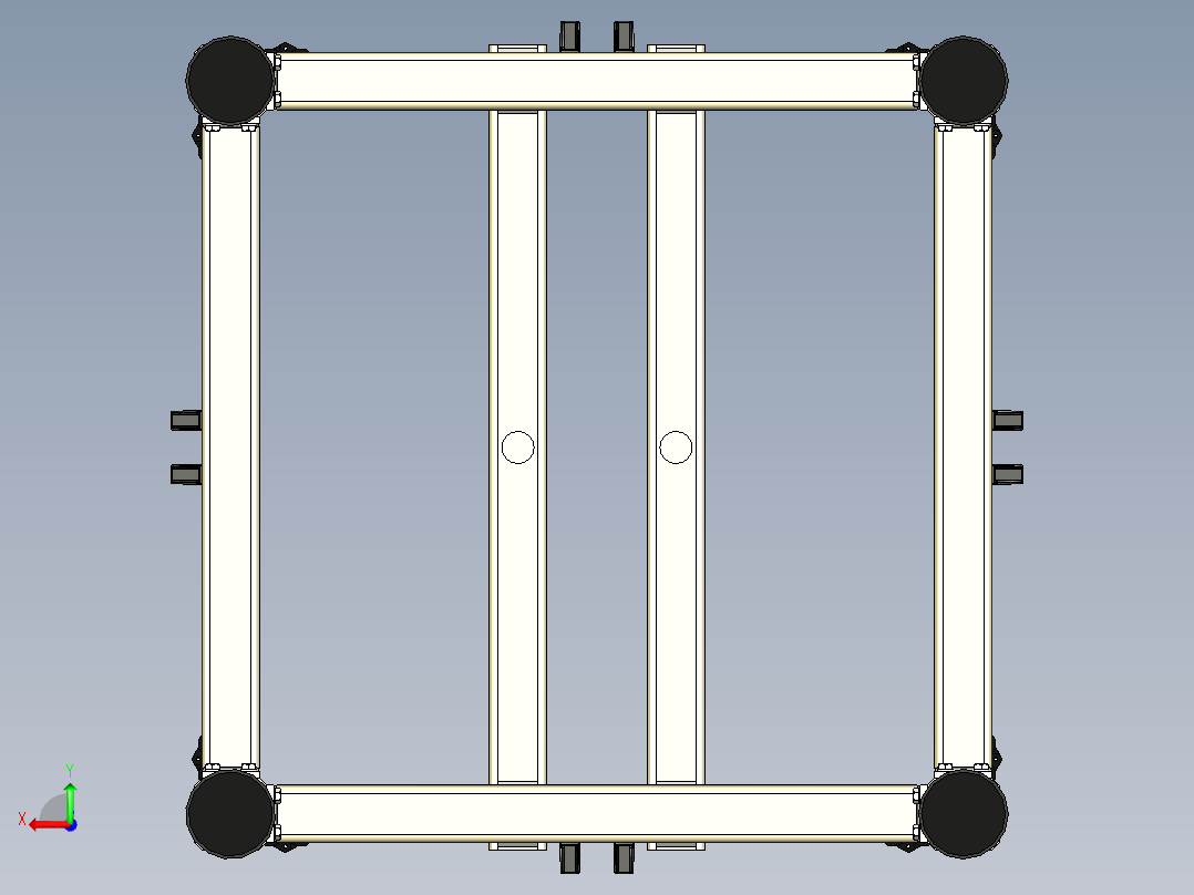 自动化装配工作站后视图