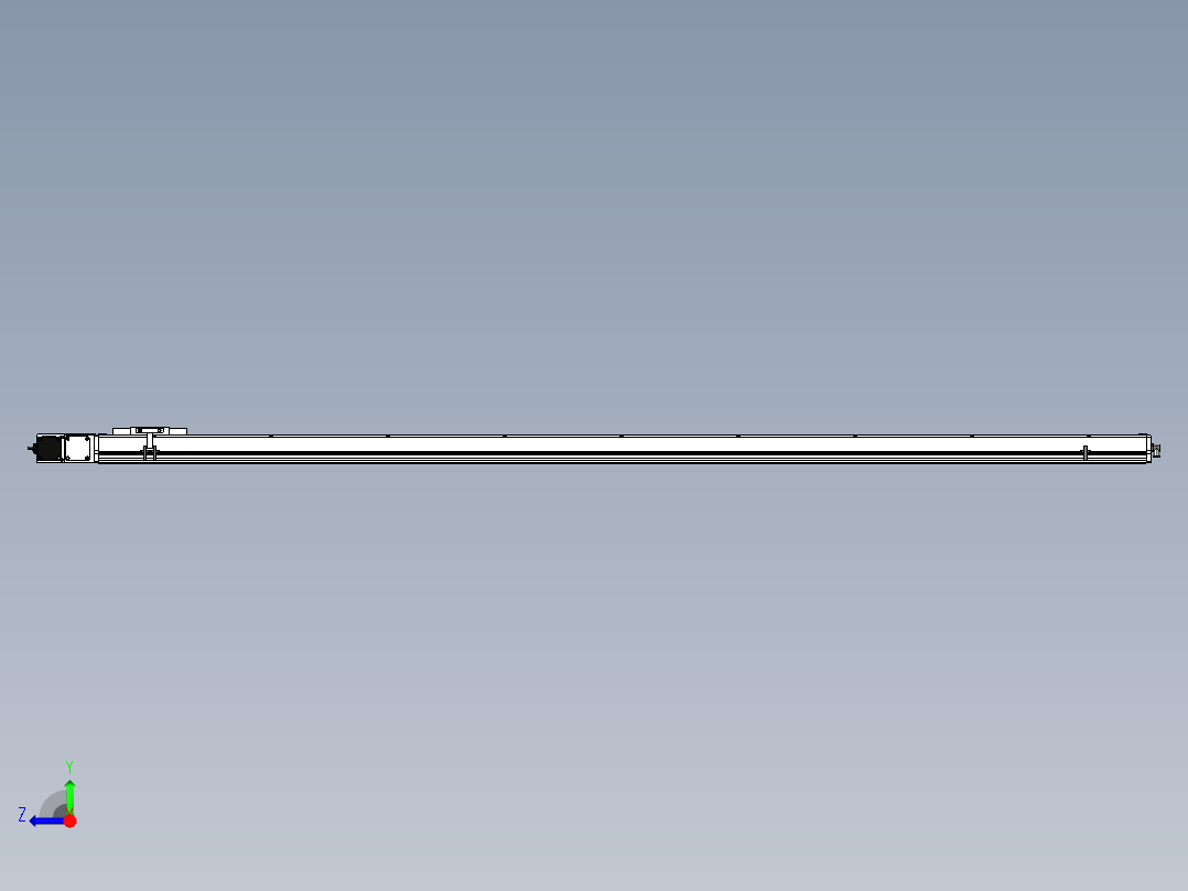 Toyo东佑达直线模组-ECB14-2400-L右视图