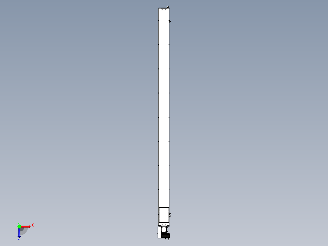 Toyo东佑达直线模组-ECB14-2400-L俯视图