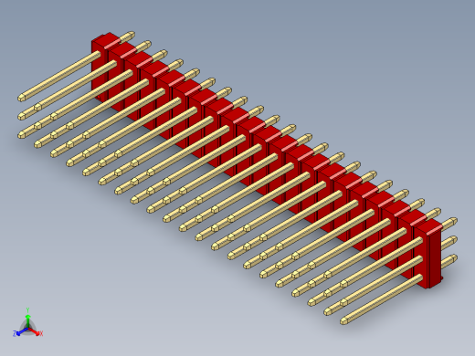 彩色公头100mil（2.54mm）系列-DS1021_red_3x21p_100mil_Type5_rev1.0