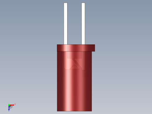 LED_Cylindrical_Red96_D5x9.6mm俯视缩略图