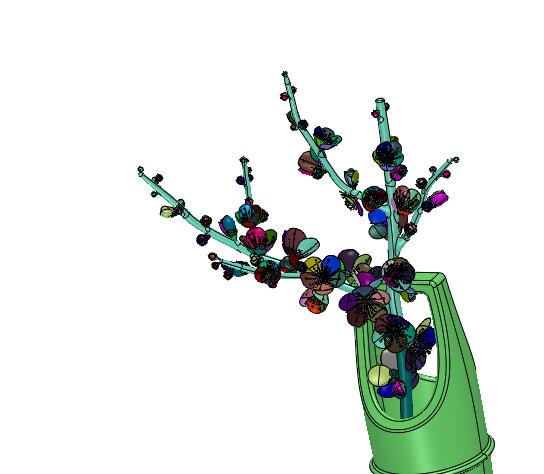 仿真腊梅花家居装饰假花