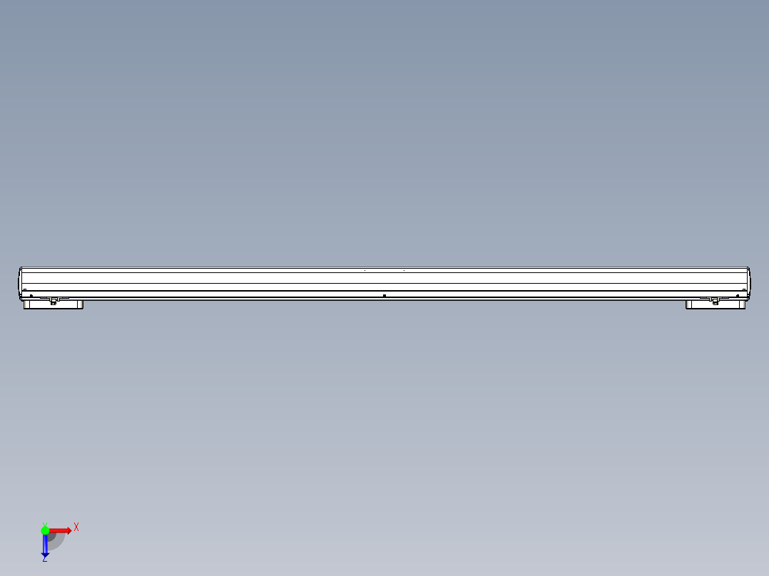 威洛博LC系列3d模型模组2LC22H1Y-S1600俯视图