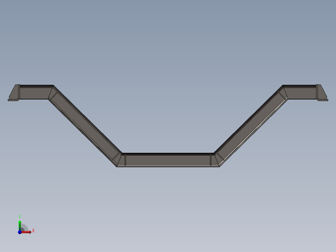托辊架064前视图