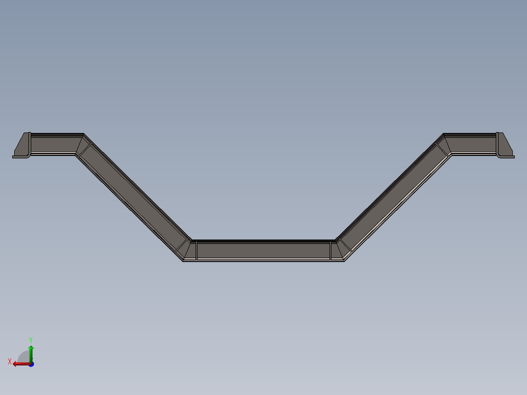 托辊架064后视图