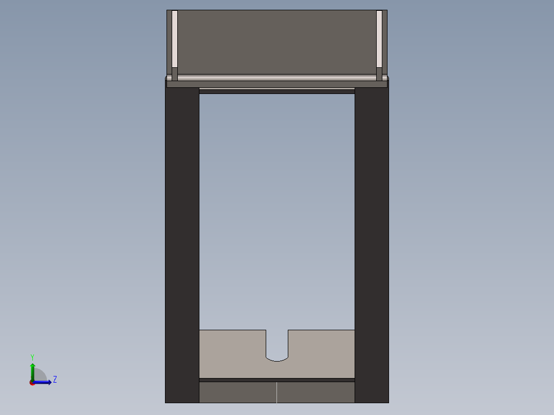 托辊架064左视图