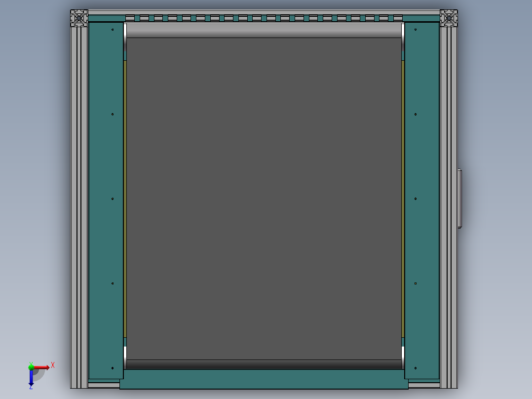 动态称重输送带三维图550028==40俯视图