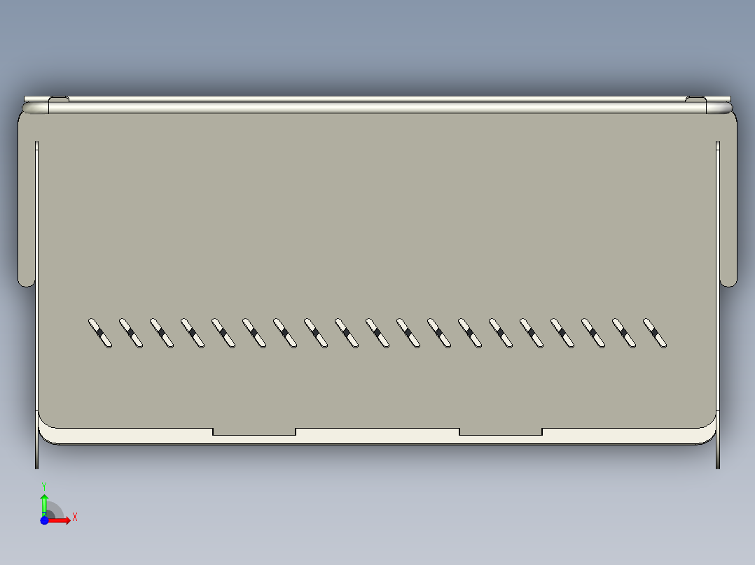 户外烧烤野营烧烤炉折叠不锈钢前视图