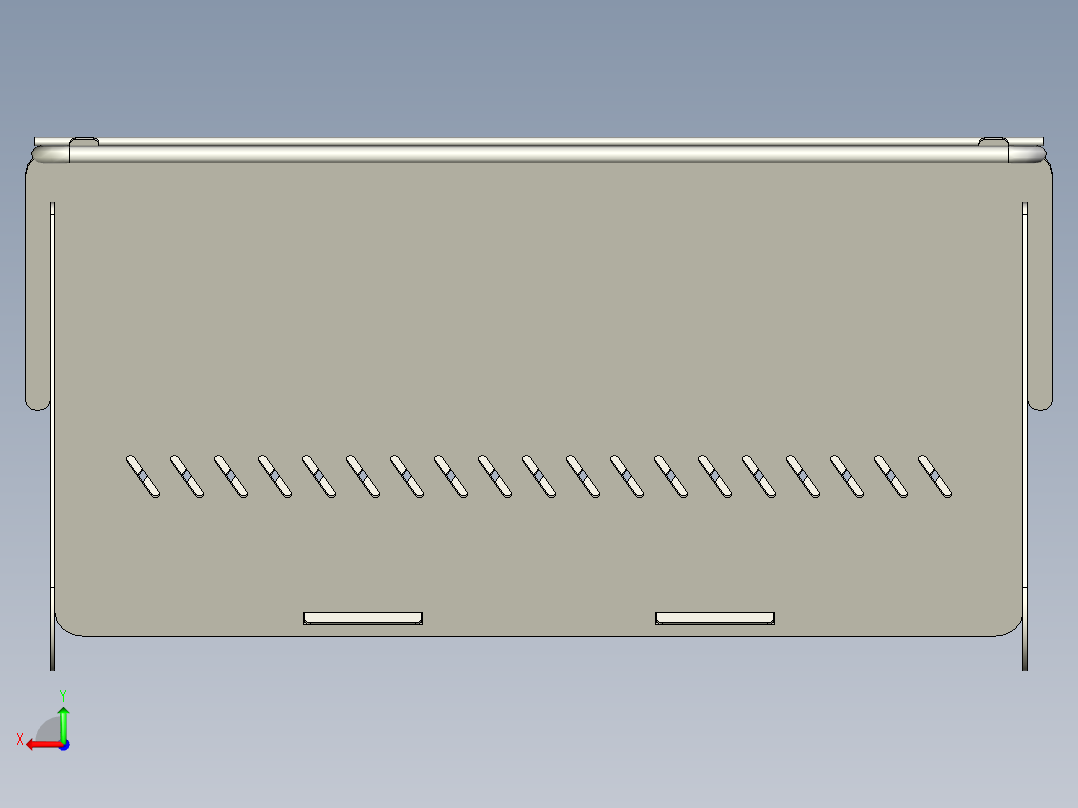 户外烧烤野营烧烤炉折叠不锈钢后视图