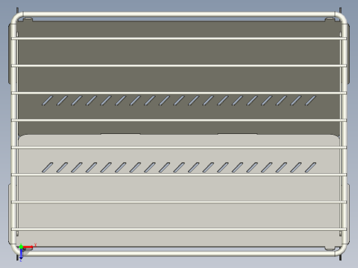 户外烧烤野营烧烤炉折叠不锈钢俯视缩略图