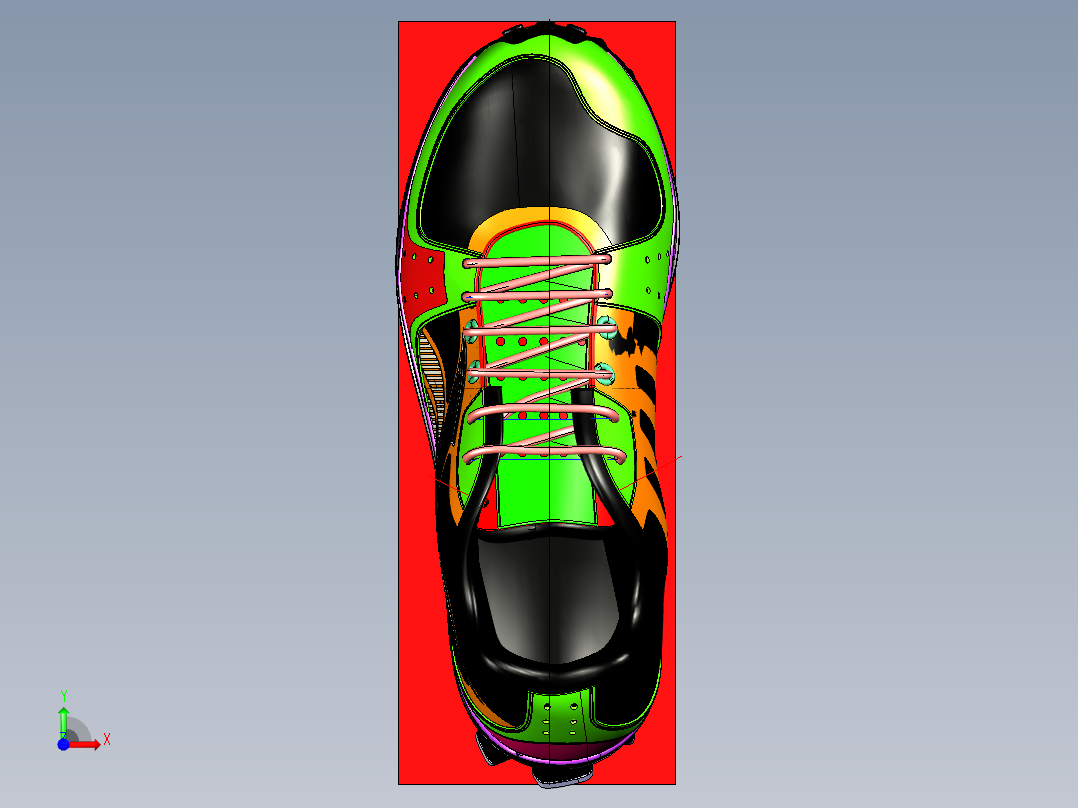 锐步Real Flex运动鞋前视图