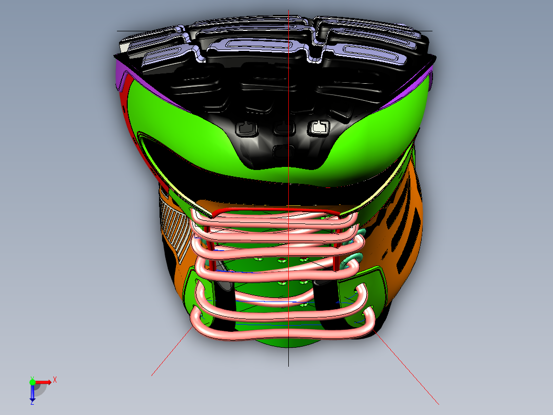 锐步Real Flex运动鞋俯视图