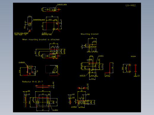 基恩士lv_h62_cad_kc图纸模型