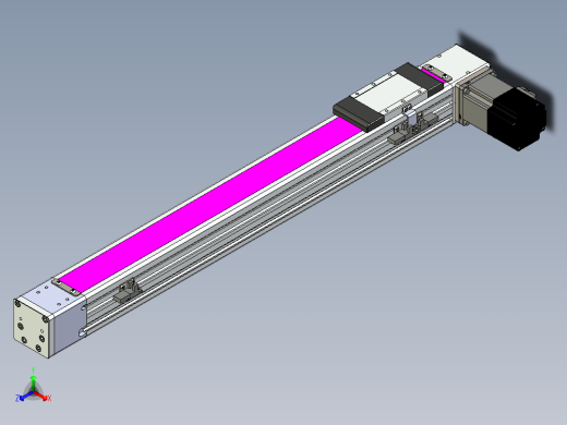 同步带滑台-欧规BC6-L120-S500-R-P40-D3正等轴测缩略图