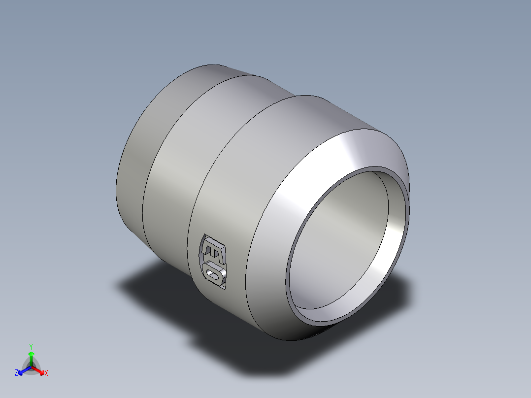 卡套式工业通用硬管接头EO_Progressive_ring_DPR06L71X主视图