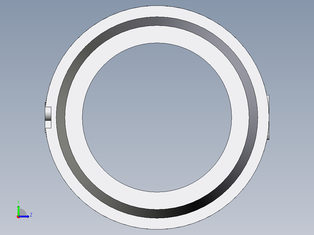 卡套式工业通用硬管接头EO_Progressive_ring_DPR06L71X左视图