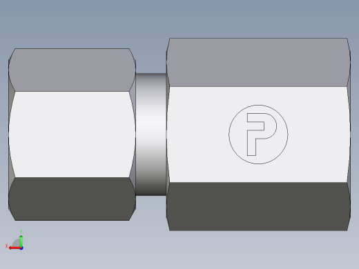 卡套式工业通用硬管接头EO_Swivel_connector_GAI08ZLR71后视缩略图