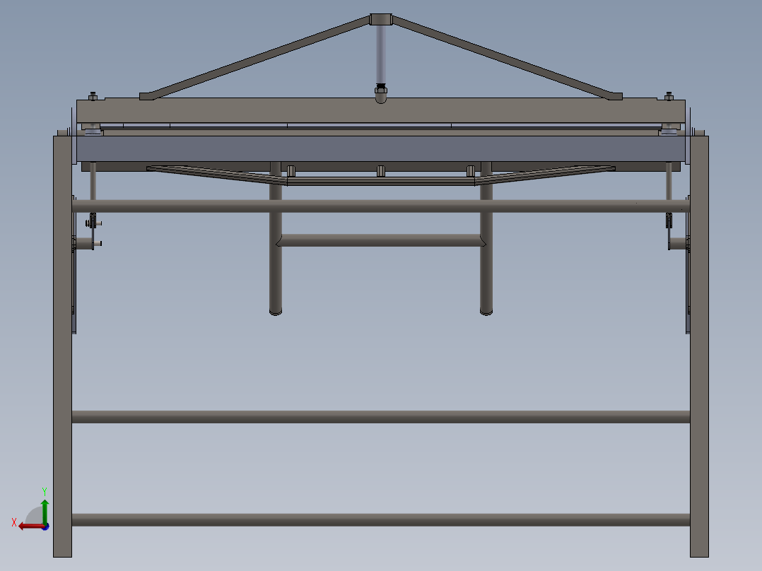 钣金折弯机后视图