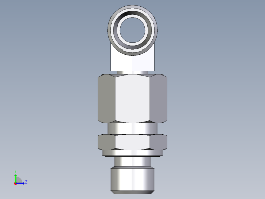 卡套式工业通用硬管接头EO_Assembled_adjustable_standpipe_branch_tee_EVT10LMOMD71左视缩略图