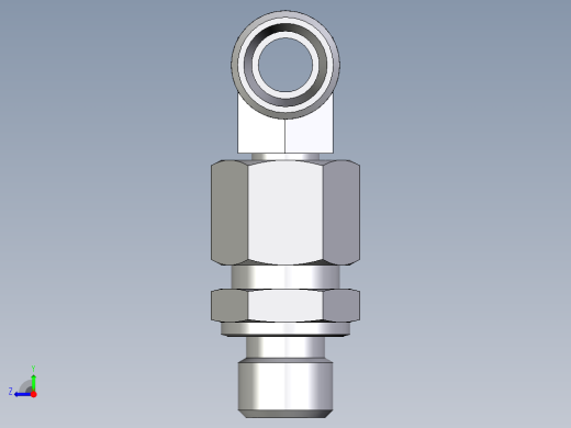 卡套式工业通用硬管接头EO_Assembled_adjustable_standpipe_branch_tee_EVT10LMOMD71右视缩略图