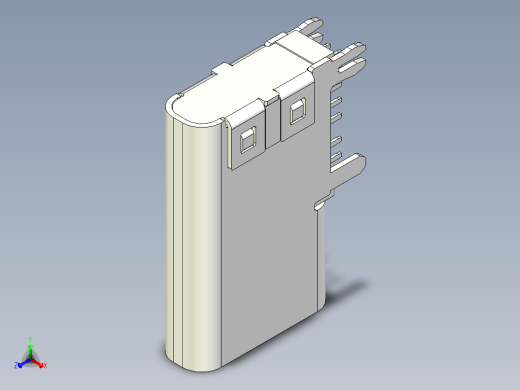 HROparts Elec TYPE-C-31-M-19垂直USB-C插孔