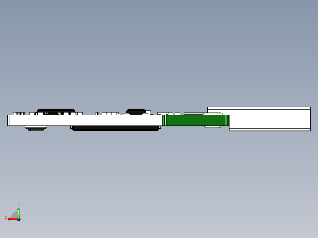Usb存储电路后视图