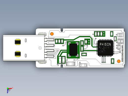 Usb存储电路俯视缩略图