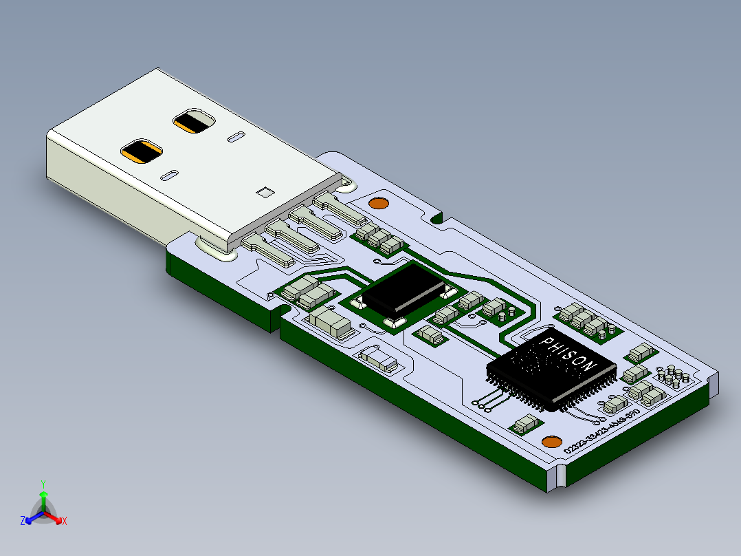 Usb存储电路正等轴测图