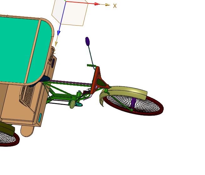 成人带座载人脚蹬人力自行车