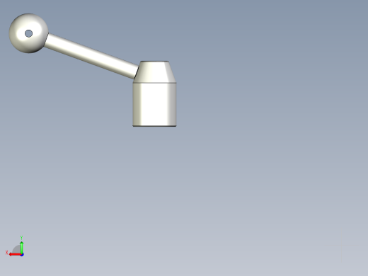 把手(不銹鋼製)LL-3D多系列多零件图纸模型后视缩略图