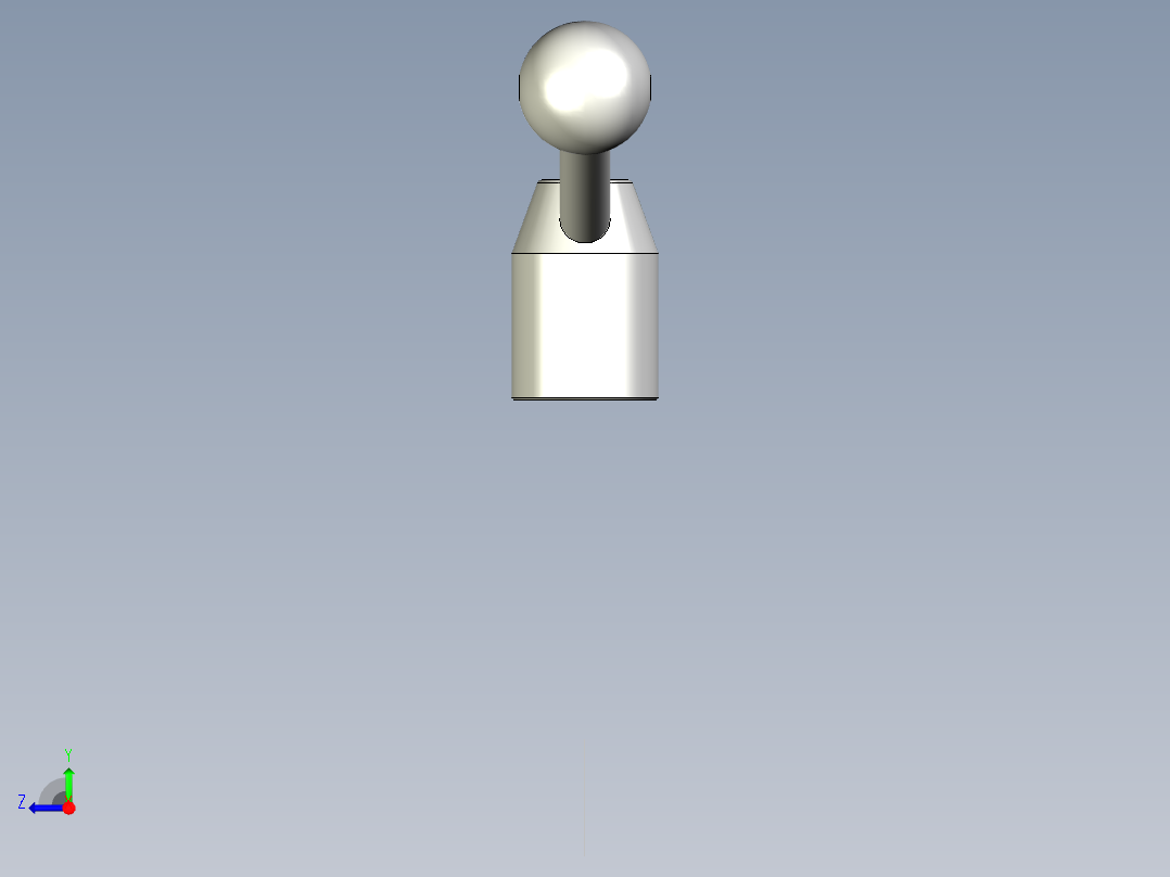 把手(不銹鋼製)LL-3D多系列多零件图纸模型右视图