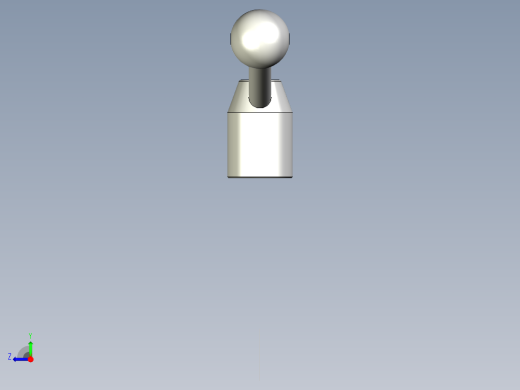 把手(不銹鋼製)LL-3D多系列多零件图纸模型右视缩略图