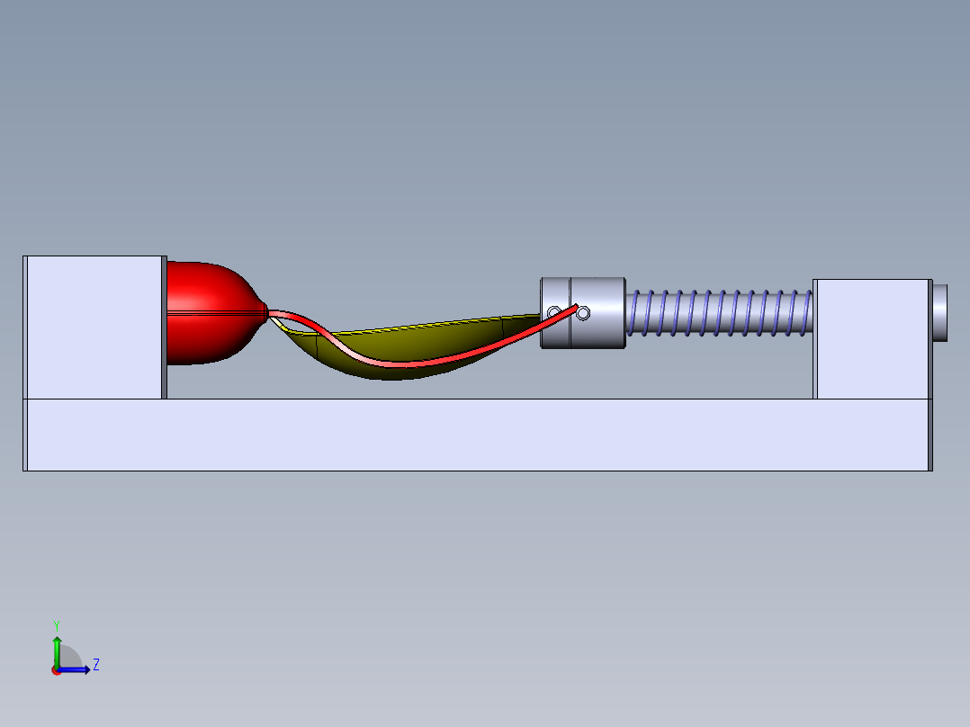 镭雕治具 (1)左视图