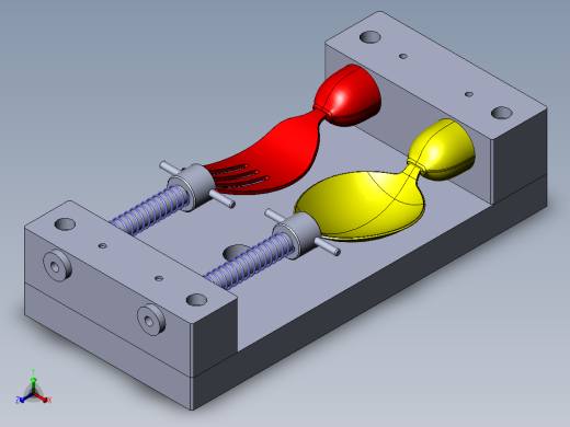 镭雕治具 (1)正等轴测缩略图