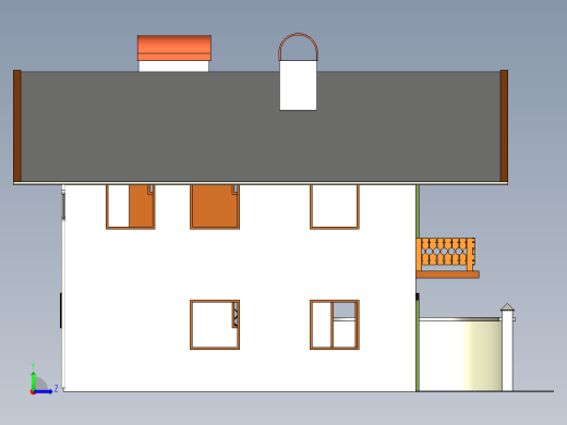 房子左视缩略图