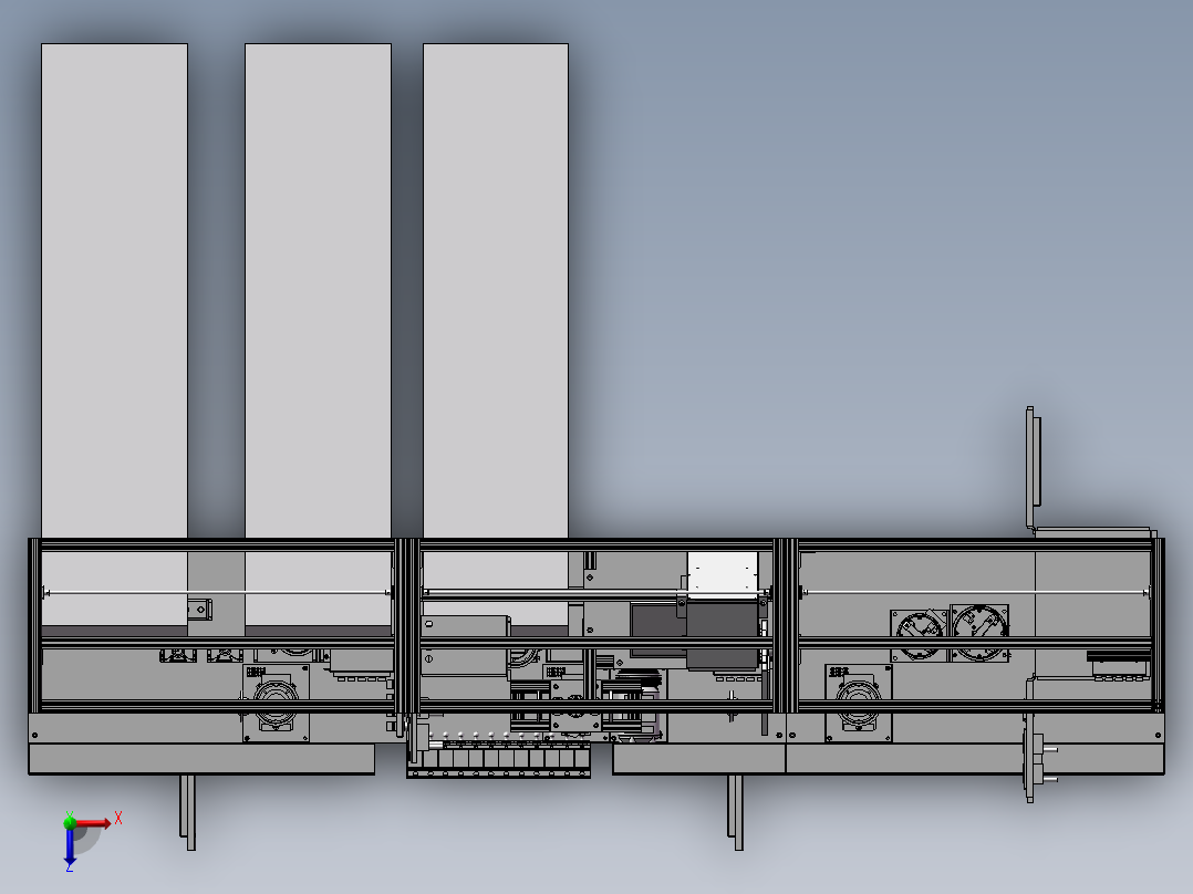 离合器装配生产线俯视图