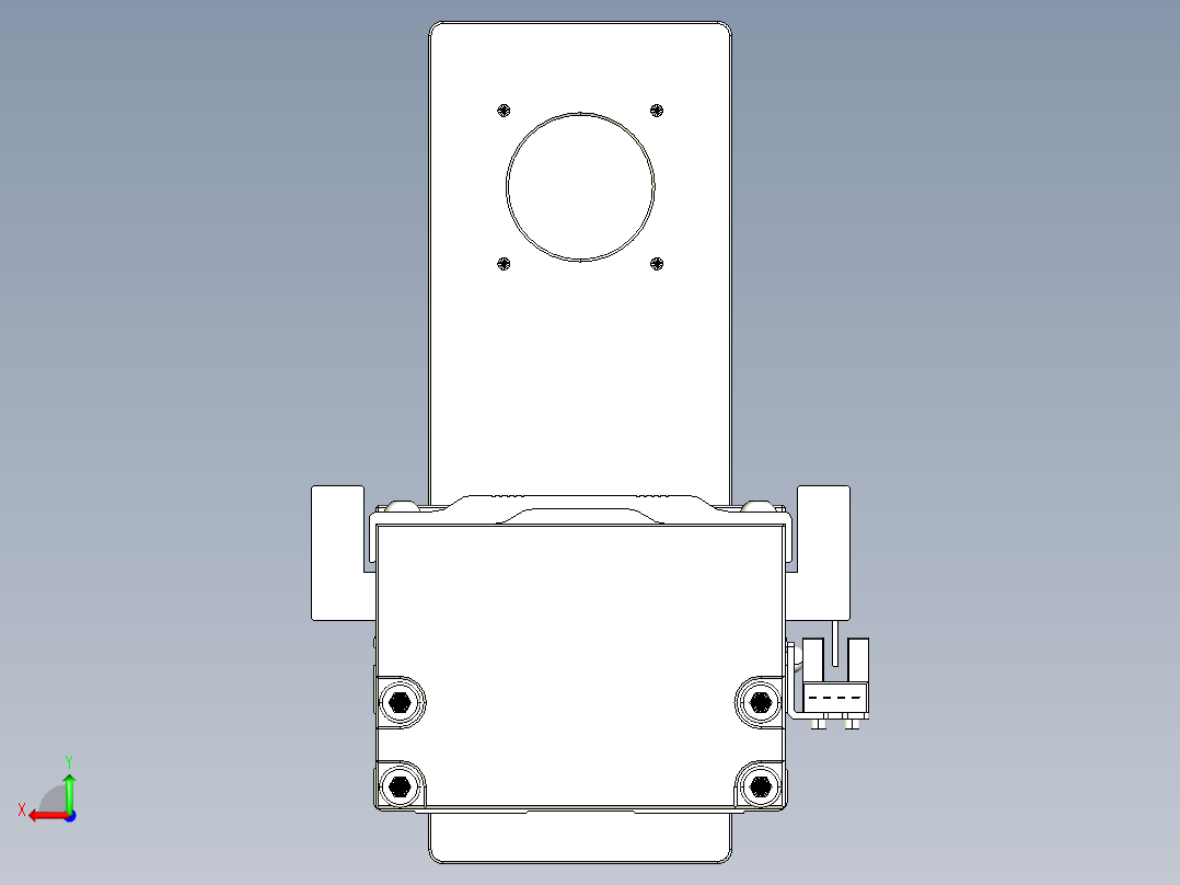 TPA-KNR-86E-1610C-L150A1-MU-P10-N3线性模块铝制底座后视图
