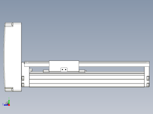 TPA-KNR-86E-1610C-L150A1-MU-P10-N3线性模块铝制底座右视缩略图