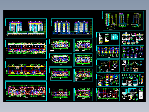 多层住宅楼建筑施工图 13