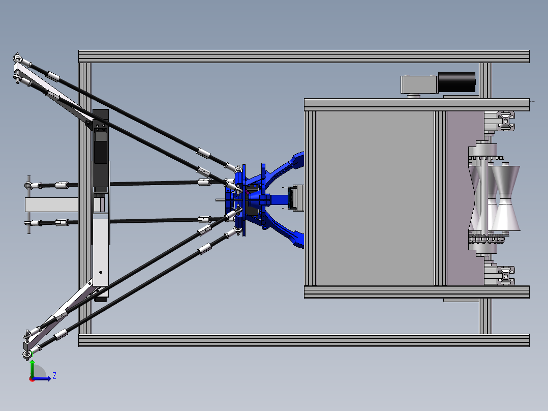 基于机器视觉的小型水果分拣机sw15可编辑左视图
