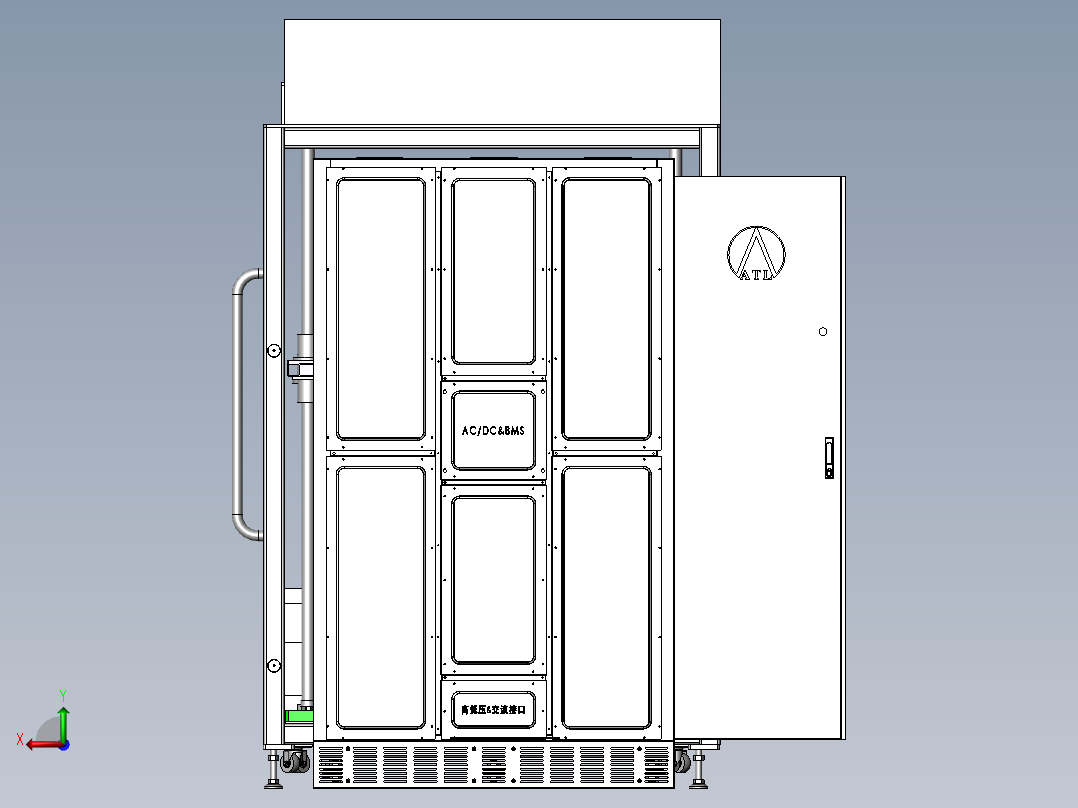 堆高车sw13后视图