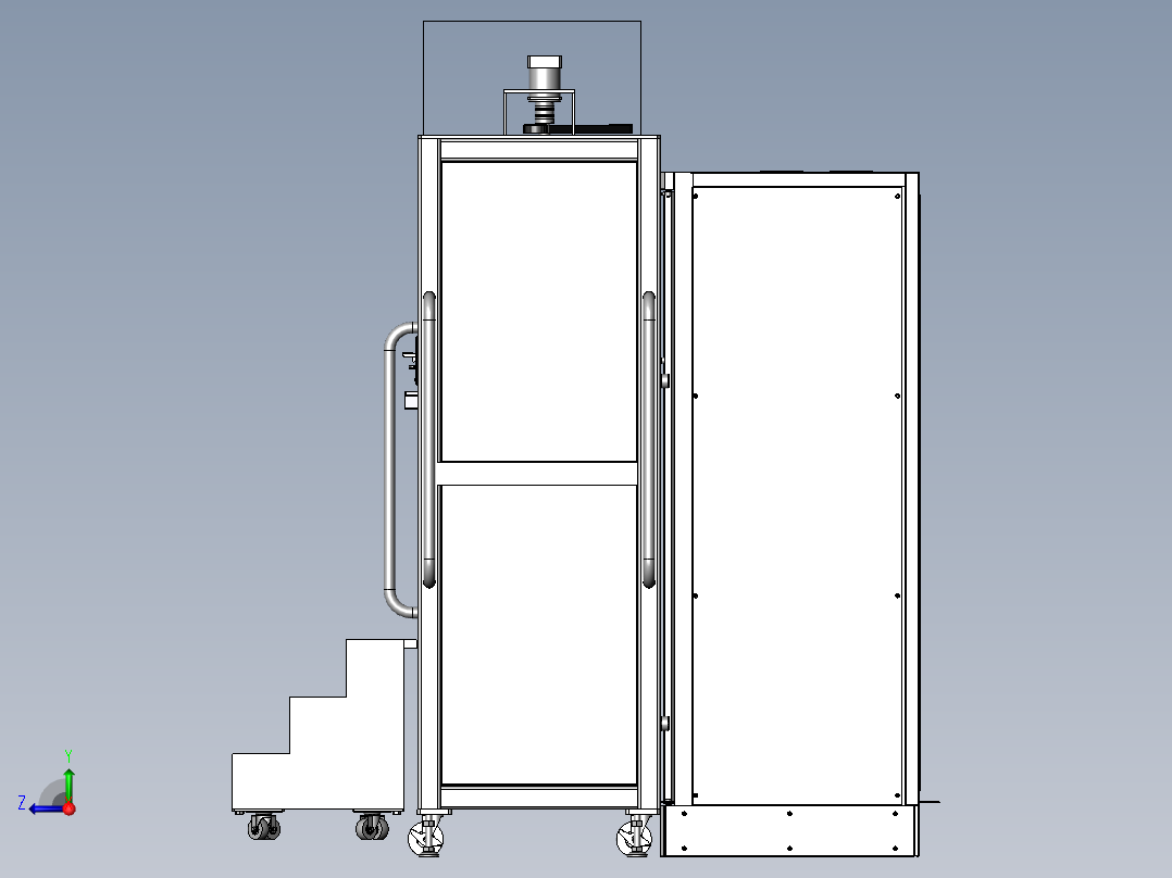 堆高车sw13右视图