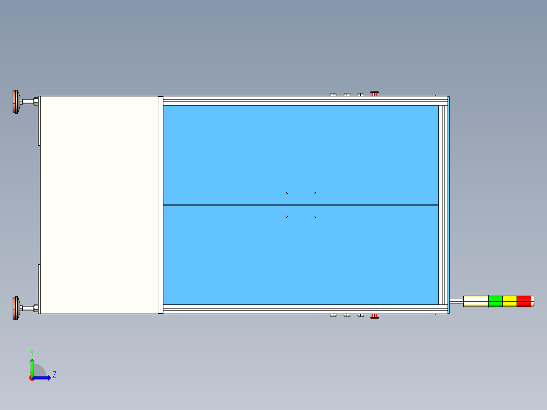 自动切边机step左视图